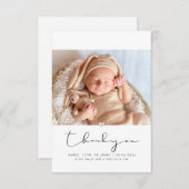 PixDezines Baby Shawerありがとう+お知らせ サンキューカード (正面/裏面)