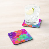 PixDezines bali kai/DIY背景色 コースター (右側)