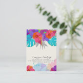 PixDezines bali kai/DIY背景+フォント 名刺 (スタンド正面)