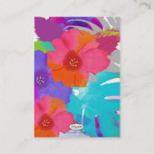 PixDezines bali kai/DIY背景+フォント 名刺 (裏面)