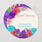 PixDezines bali kai/DIY背景+フォント 招待状 (正面/裏面)