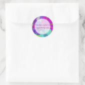 PixDezines bali kai/DIYbackground ラウンドシール (バッグ)