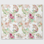 PixDezines Believe in Unicorns | DIY 背景素材 ラッピングペーパー (フラット)