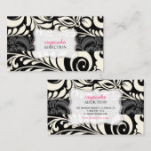 PixDezines Bellisimo ダマスク/DIY 背景色 名刺 (正面/裏面)