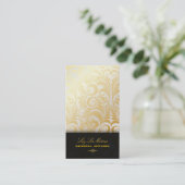 PixDezines Bellissimo Damask 名刺 (スタンド正面)