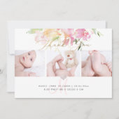 PixDezines Birth Announcement+Shower Thanks You 招待状 (正面)