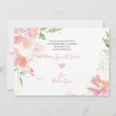 PixDezines Birth Announcement+Shower Thanks You 招待状 (裏面)