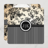 PixDezines black/toile/バラ (正面/裏面)