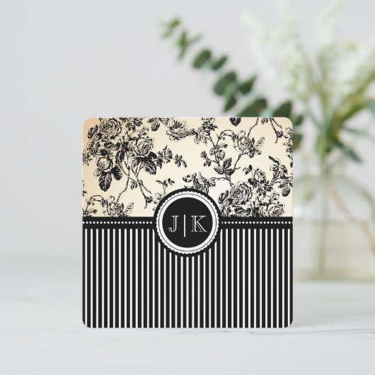 PixDezines black/toile/バラ (スタンド正面)