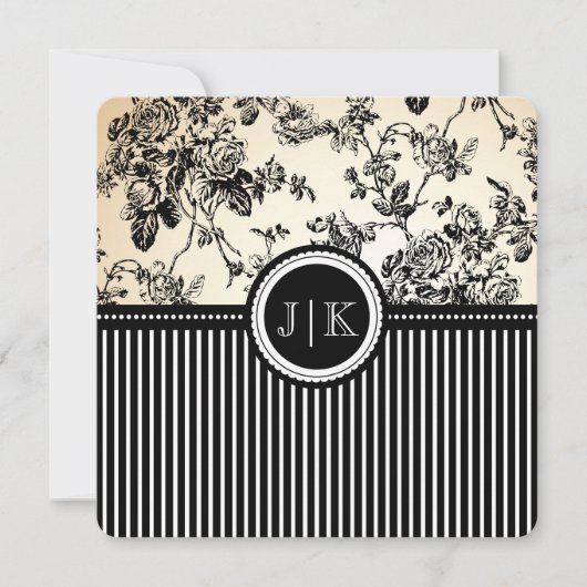 PixDezines black/toile/バラ (正面)