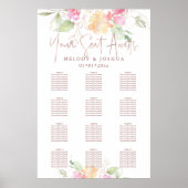 PixDezines Blashing Romance花、座席 ポスター (正面)