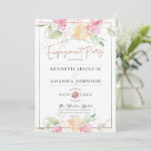 PixDezines Blashing Romance、水彩花 招待状 (スタンド正面)