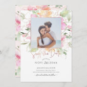 PixDezines Blashing Romance、Save the Date 招待状 (正面/裏面)