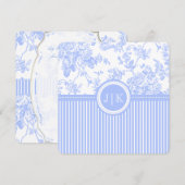 PixDezines blue toile/バラ (正面/裏面)