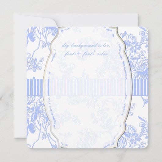 PixDezines blue toile/バラ (裏面)