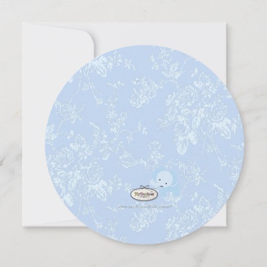 PixDezines blue toile+elephant 案内状 (裏面)