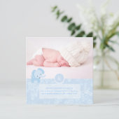 PixDezines blue toile+elephant 案内状 (スタンド正面)