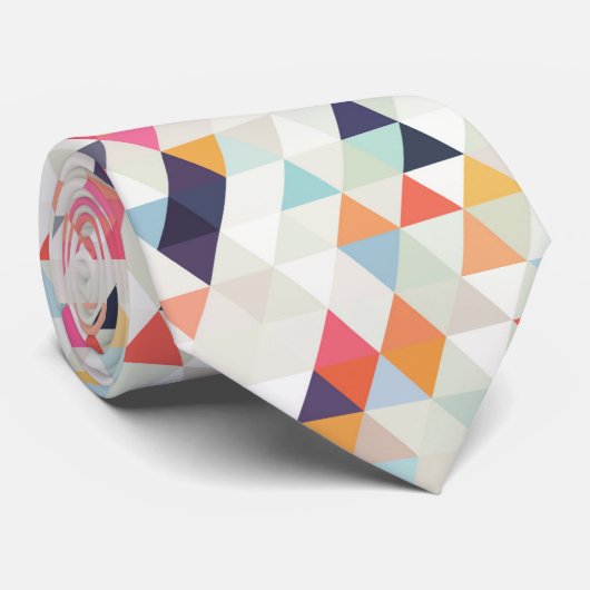 PixDezines Boho幾何学的/調節可能な三角形 ネクタイ (ロール)