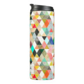 PixDezines Boho水彩幾何学模様/三角形 タンブラー (回転右)
