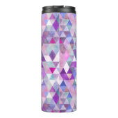 PixDezines Boho水彩幾何学模様/三角形 タンブラー (裏面)