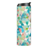 PixDezines Boho水彩幾何学模様/三角形 タンブラー (回転左)