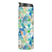 PixDezines Boho水彩幾何学模様/三角形 タンブラー (回転右)