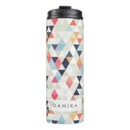 PixDezines Boho水彩幾何学模様/三角形 タンブラー