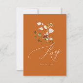 PixDezines Boho H2 秋の庭の花 RSVP (裏面)