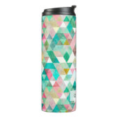 PixDezines Boho Watercolorジオメトリック/三角形 タンブラー (回転左)