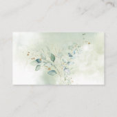 PixDezines Book Request, Water color Eucalyptus Pl プレイスカード (裏面)