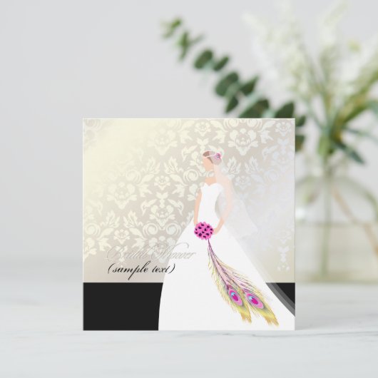 PixDezines Bride 2 B 招待状 (スタンド正面)