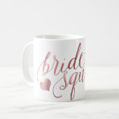 PixDezines Bride Squad/フェイクバラ金ゴールドスクリプト コーヒーマグカップ (正面左)