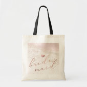 PixDezines Bridesmaid赤面沿岸 トートバッグ (正面)