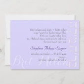 PixDezines brit milah/photo frame+stars/diyカラー 招待状 (裏面)