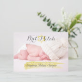 PixDezines brit milah/photo frame+stars/diy color 招待状 (スタンド正面)