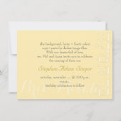 PixDezines brit milah/photo frame+stars/diy color 招待状 (裏面)