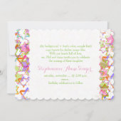 PixDezines brit shalom/グランジ stars of david/photo 招待状 (裏面)