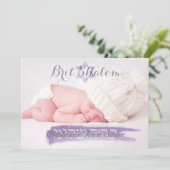 PixDezines brit shalom/photo frame+stars/diy color 招待状 (スタンド正面)