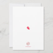 PixDezines Brunch & Bubbly春フローラ 招待状 (裏面)