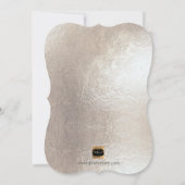 PixDezines Brunch N Bubbly/Silver紙吹雪 招待状 (裏面)