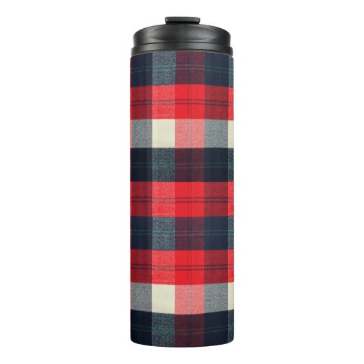 PixDezines Buffalo Plaid、Lumber Jack タンブラー (正面)