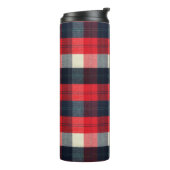 PixDezines Buffalo Plaid、Lumber Jack タンブラー (回転左)
