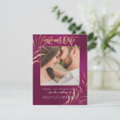 PixDezines Burgundy Palm/Photo 救 our date セーブザデート (スタンド正面)