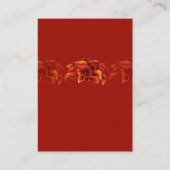 PixDezines BURNTオレンジカラリリー招待状 エンクロージャーカード (裏面)