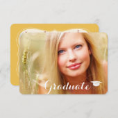 PixDezines cap/2018 Grads/diyフォント 招待状 (正面/裏面)