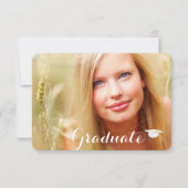 PixDezines cap/2018 Grads/diyフォント 招待状 (正面)