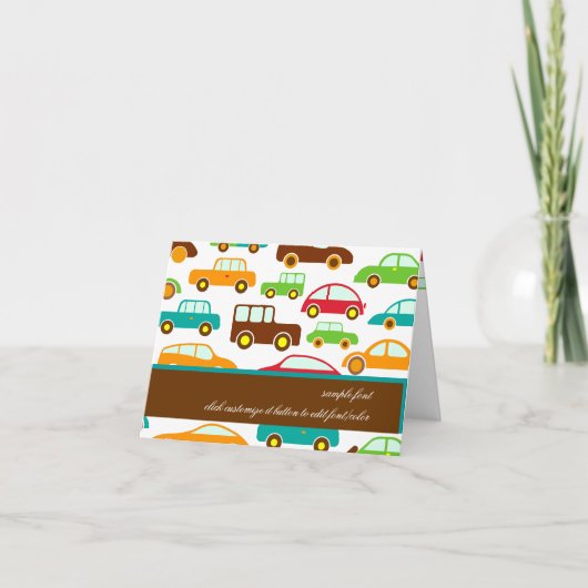 PixDezines Cars+tracks/DIY background+trims カード (正面)