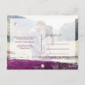 PixDezines Cassis Brush Strokes 救 Our Date ポストカード (裏面)