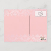 PixDezines Céline ダマスク、マーケティング ポストカード (裏面)