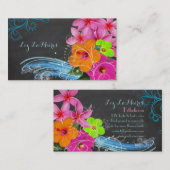 PixDezines chalkboardフラ波/DIY背景 名刺 (正面/裏面)